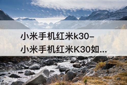 小米手机红米k30-小米手机红米K30如何查找转帐记录