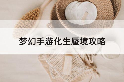 梦幻手游化生蜃境攻略