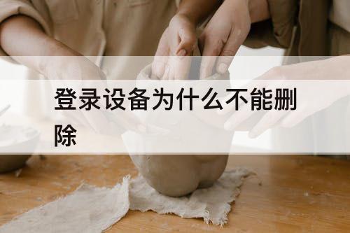 登录设备为什么不能删除