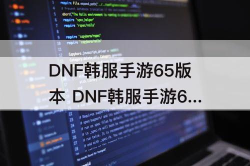 DNF韩服手游65版本 DNF韩服手游65版本暗帝装备