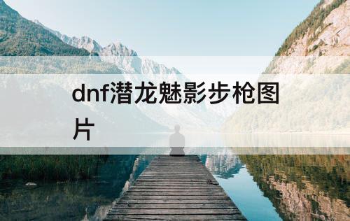 dnf潜龙魅影步枪图片