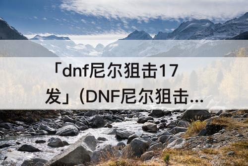 「dnf尼尔狙击17发」(DNF尼尔狙击17发配置)