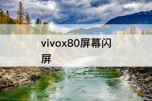 vivox80屏幕闪屏