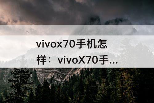 vivox70手机怎样：vivoX70手机怎样拼图多张照片