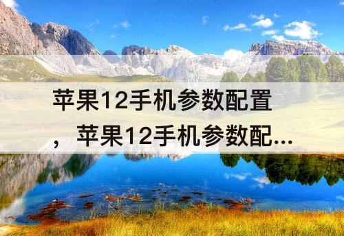 苹果12手机参数配置，苹果12手机参数配置详细表